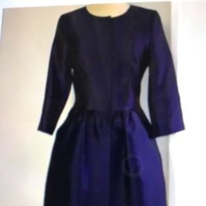 GORGEOUS navy silk coat dressed.Re-listed and price reduced nwot